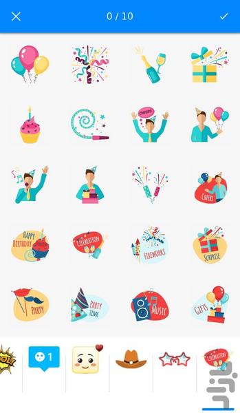 اضافه کردن متن و عکس به فیلم - عکس برنامه موبایلی اندروید