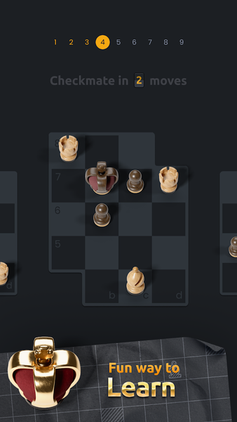 Chess Minis: Play & Learn, 3D - Gameplay image of android game