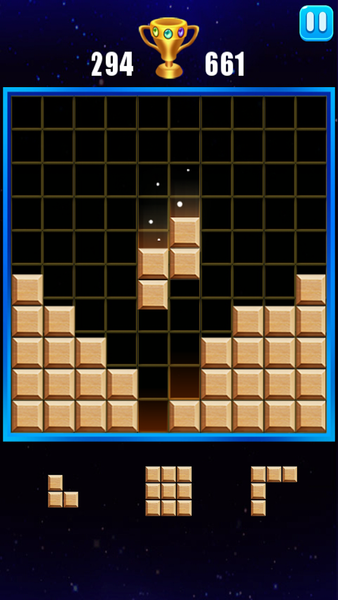 Block Puzzle - Classic Wood - Gameplay image of android game