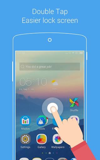 Fast Locker: Double Tap Lock Screen for U Launcher - عکس برنامه موبایلی اندروید