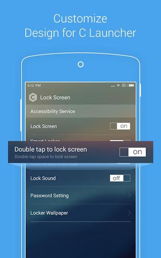 Fast Locker: Double Tap Lock Screen for U Launcher - عکس برنامه موبایلی اندروید