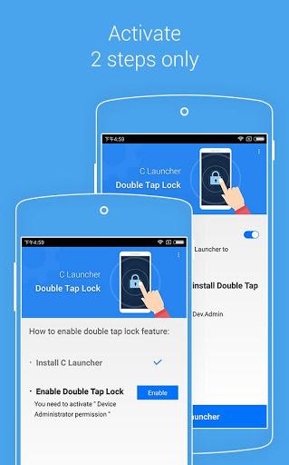 Fast Locker: Double Tap Lock Screen for U Launcher - عکس برنامه موبایلی اندروید