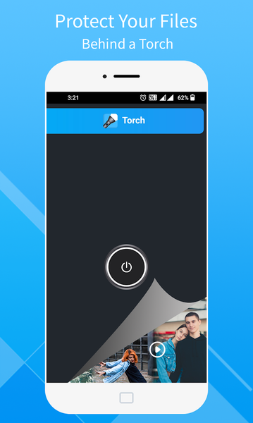 Torch lock - Hide photos,video - عکس برنامه موبایلی اندروید