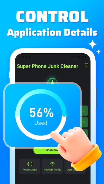 Super Phone Junk Cleaner - عکس برنامه موبایلی اندروید