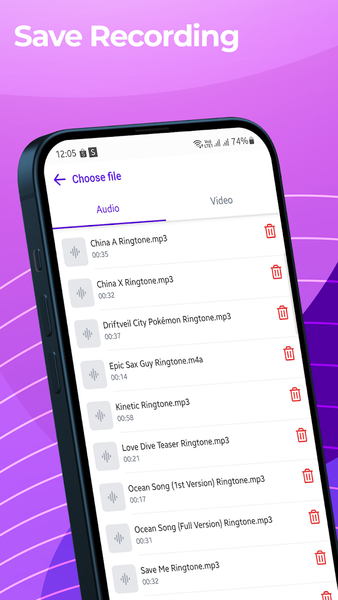 Voice changer And Sound Effect - عکس برنامه موبایلی اندروید
