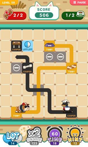 Drag My Puppy: Brain Puzzle - Gameplay image of android game