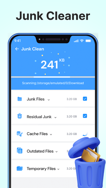 Phone Cleaner - Clear Junk - عکس برنامه موبایلی اندروید
