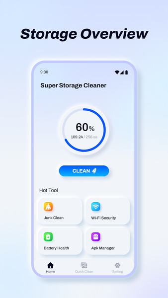 Super Storage Cleaner - عکس برنامه موبایلی اندروید