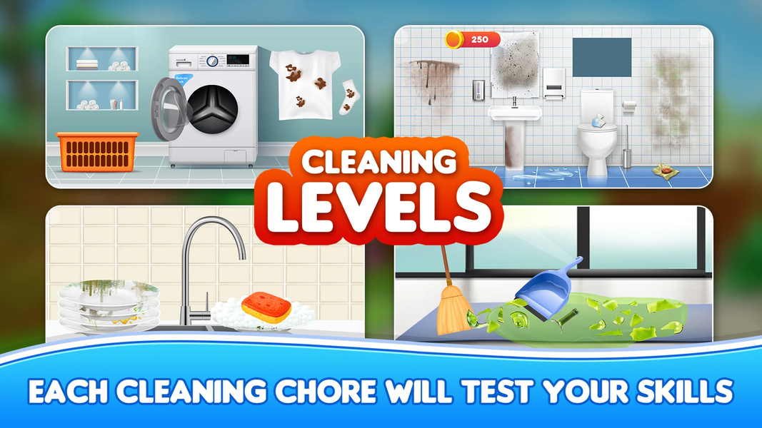 DIY Home Cleaning ASMR Washing - Gameplay image of android game