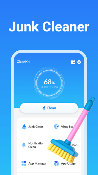 CleanKit - Junk Cleaner - Image screenshot of android app