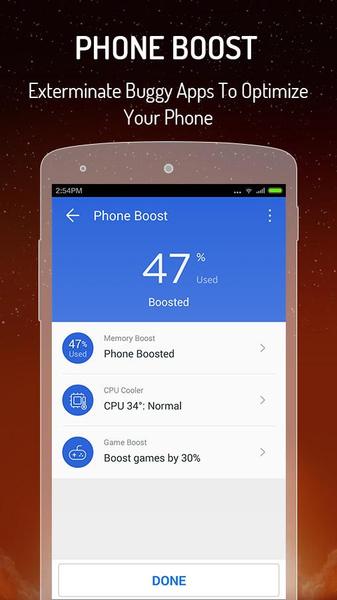 CM Speed Booster - عکس برنامه موبایلی اندروید