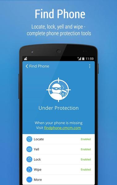 CM Security for x86(Intel CPU) - Image screenshot of android app