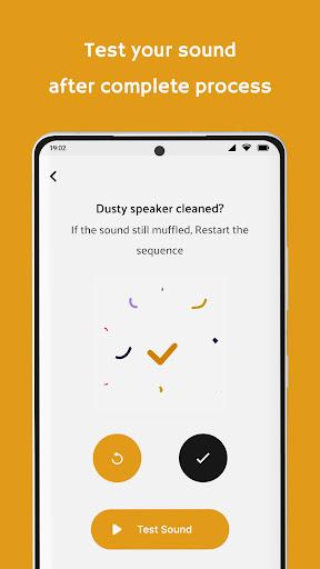 Mobile Speaker Dust Cleaner - Image screenshot of android app