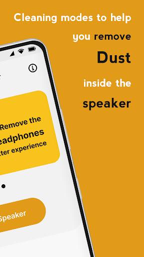 Mobile Speaker Dust Cleaner - Image screenshot of android app