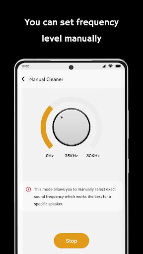 Mobile Speaker Dust Cleaner - Image screenshot of android app