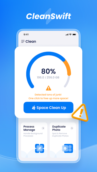 CleanSwift - Image screenshot of android app