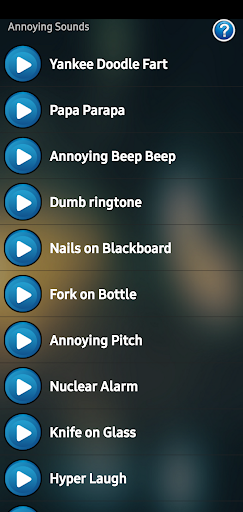 Annoying Sounds - عکس برنامه موبایلی اندروید