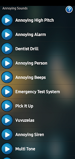 Annoying Sounds - Image screenshot of android app