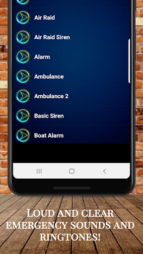 Emergency Sounds - عکس برنامه موبایلی اندروید