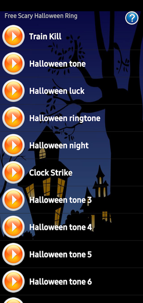 Scary Halloween Ringtones - عکس برنامه موبایلی اندروید