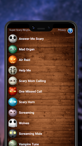 Super Scary Ringtones - Image screenshot of android app