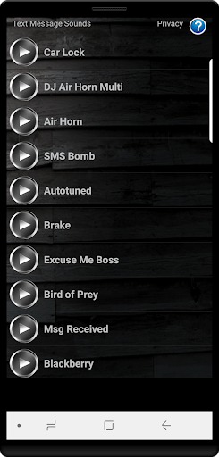 Text Message Sounds - عکس برنامه موبایلی اندروید