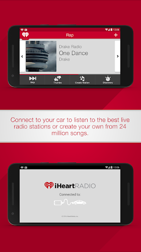 iHeartRadio for Auto - Image screenshot of android app