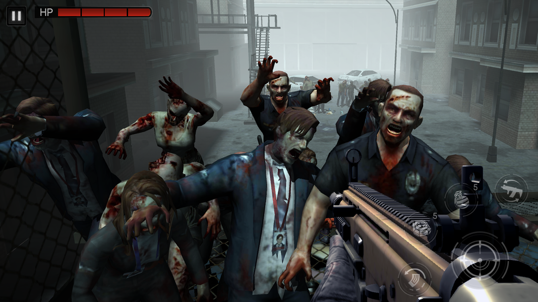 Zombie Shooting : D-Day 2 - Gameplay image of android game