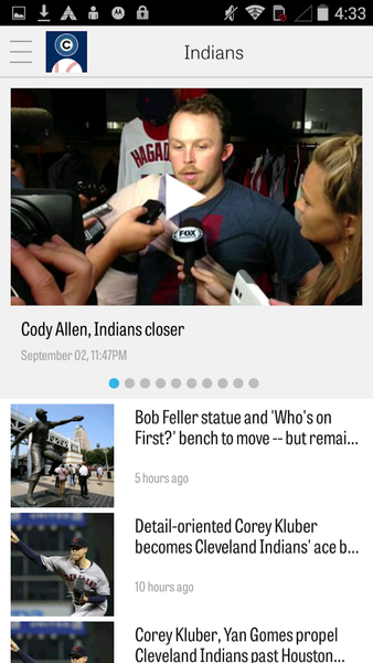 cleveland.com: Guardians News - Image screenshot of android app