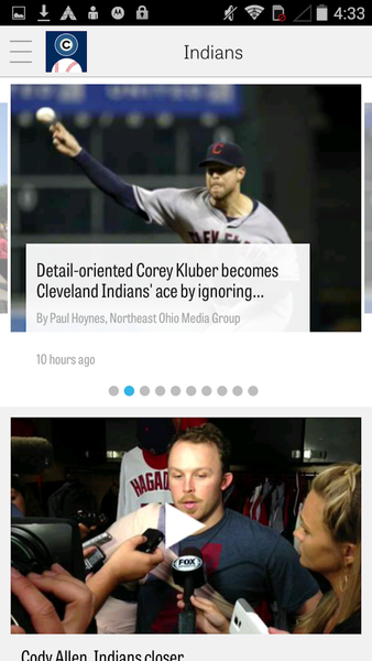 cleveland.com: Guardians News - Image screenshot of android app