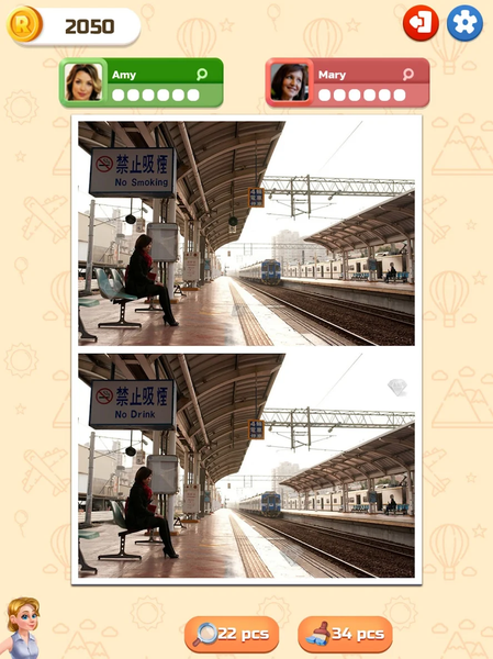 Rachel Holmes: differences - Gameplay image of android game