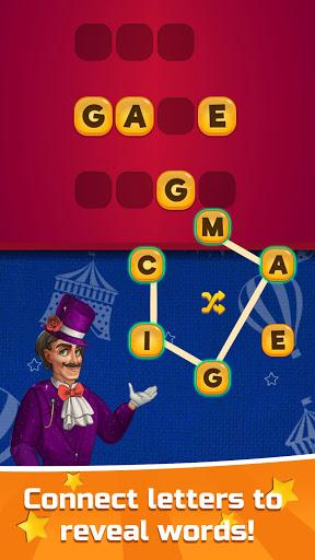 Circus Words: Magic Puzzle - Gameplay image of android game