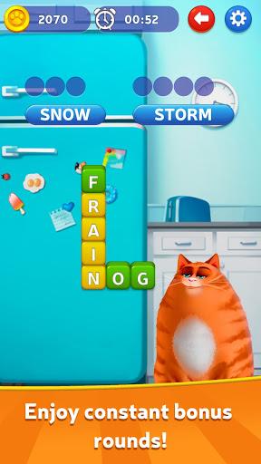 Kitty Scramble: Word Game - Gameplay image of android game