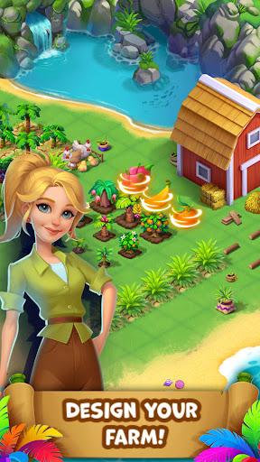 Tropical Merge: Merge game - Gameplay image of android game