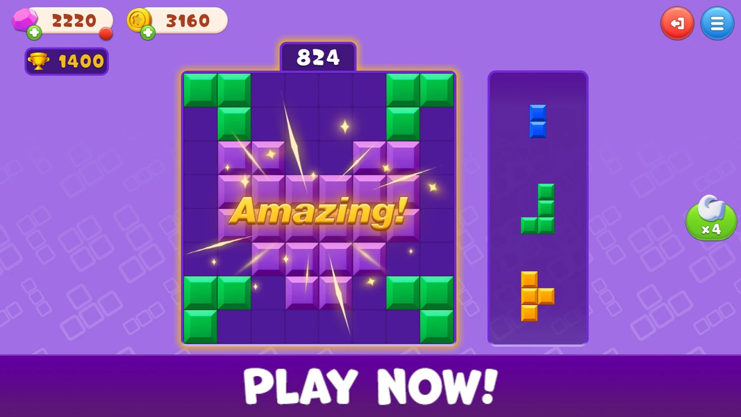 BlockBuster: Adventures Puzzle - Gameplay image of android game