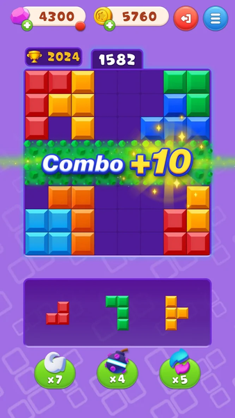 BlockBuster: Adventures Puzzle - Gameplay image of android game