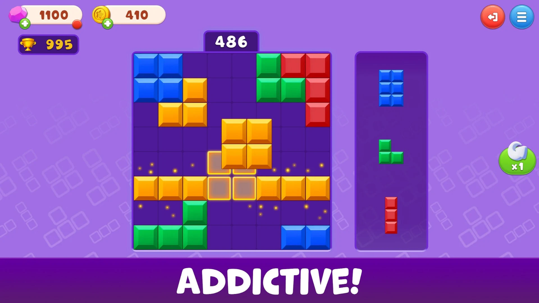 BlockBuster: Adventures Puzzle - Gameplay image of android game