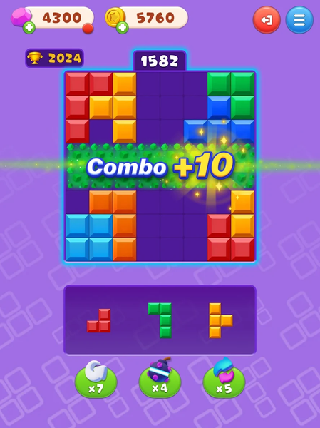 BlockBuster: Adventures Puzzle - Gameplay image of android game