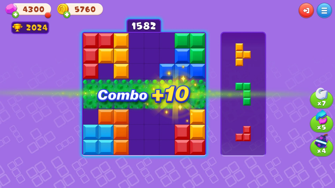 BlockBuster: Adventures Puzzle - Gameplay image of android game