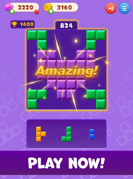 BlockBuster: Adventures Puzzle - Gameplay image of android game