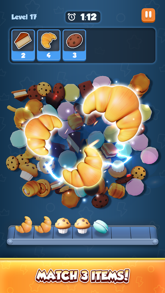 Match Party - Tile 3D - Gameplay image of android game