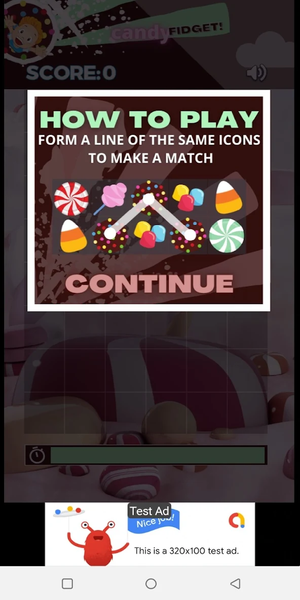 Candy Fidget - Gameplay image of android game