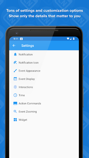 Calendar Notify - Widget, Lock and Status bar - Image screenshot of android app