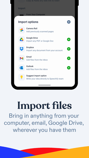 Speechify – Text to Speech - عکس برنامه موبایلی اندروید