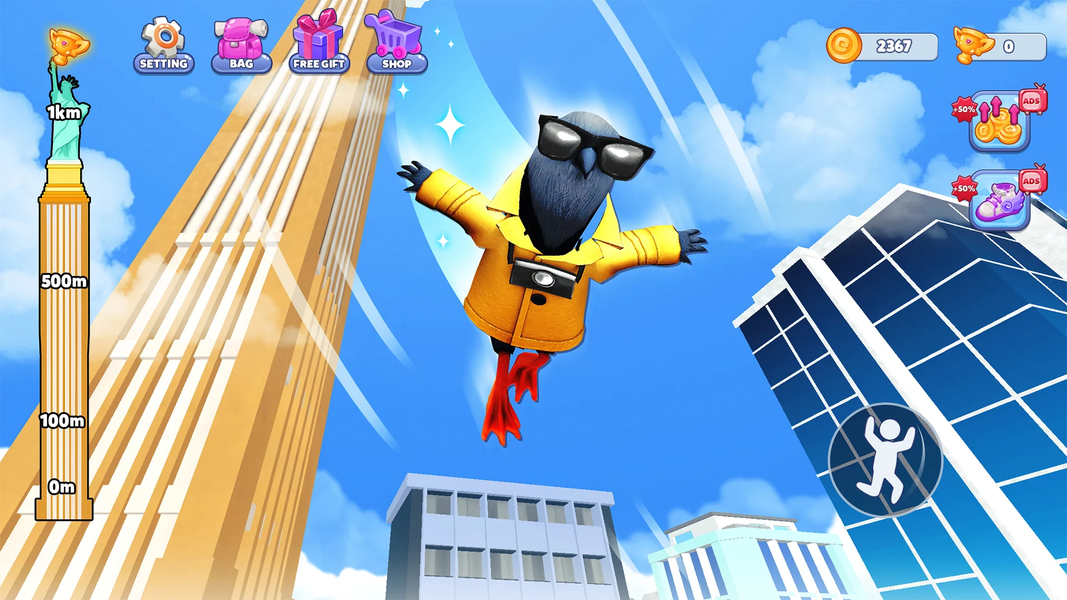 Climb and Jump Tower Challenge - Gameplay image of android game