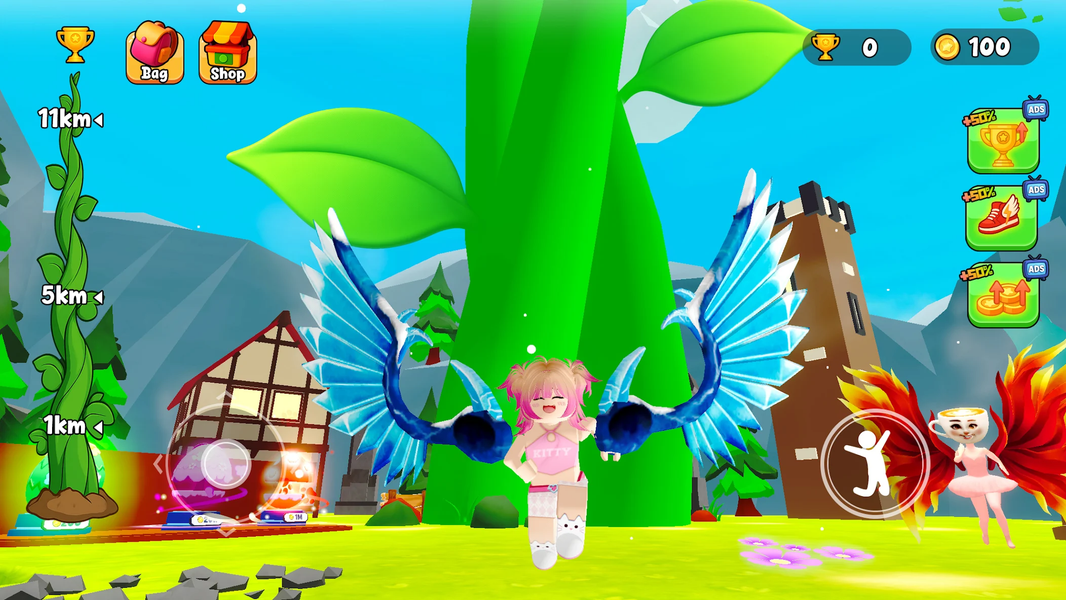 Climb and Jump Obby Tower - Gameplay image of android game