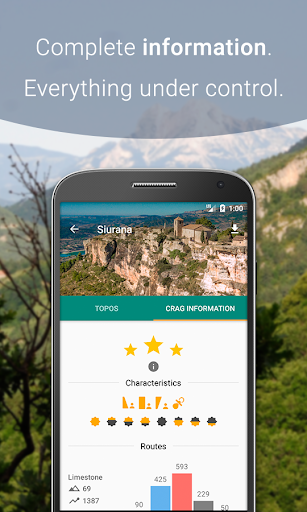 Climb Around Climbing Topo - Image screenshot of android app