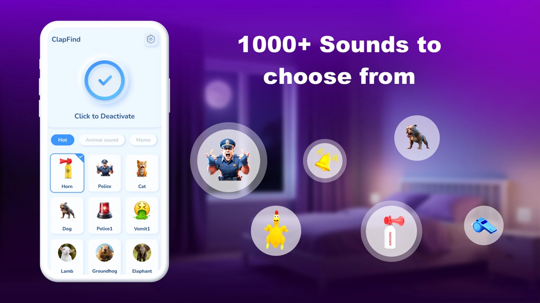 ClapFind - Find Phone by Clap - عکس برنامه موبایلی اندروید