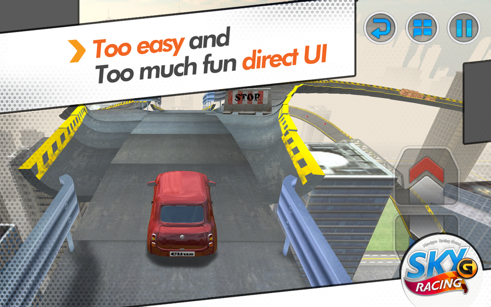 Sky RacingG - Gameplay image of android game
