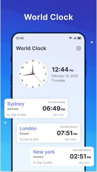 Alarm Clock - عکس برنامه موبایلی اندروید
